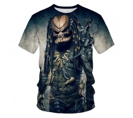 2019 Hot sell science fiction thriller Predator series men's T-shirt 3D print cool casual short sleeve summer breathable Tshirt