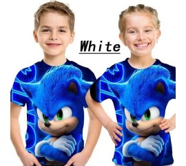3D Print Children Sonic The Hedgehog Boys Girls T-Shirts  Cartoon  Mario Supersonic Funny Tees Kids Summer Sports Wholesale Disc