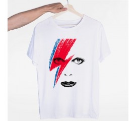 Men'sRip David BowieTShirt Men/women England Rock Music Pop StarT-shirt Funny Printed Tshirt Unisex Hip Hop Top Tees Male/female
